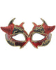 Venetian Mask Red Devil Horns