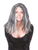 Gothic Wig-Green/Grey 2 tone