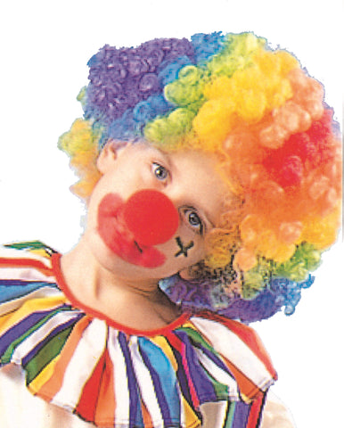 Rainbow Clown - child Wig