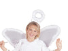 White Marabou Angel Halo