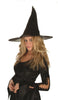 Spide Web Witch Hat 18"x15"-Black