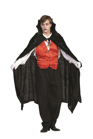 Bat Cape- 56" velvet