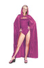 56" Hooded Cape-purple velevt