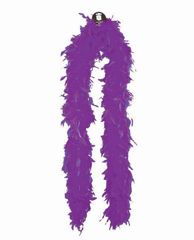 Medium weight feather boa - purple