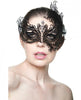 Masquerade Mask Clear Rhinestones #3 Black O/S