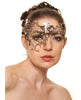 Masquerade Half Mask Rhinestones 2007 Silver O/S